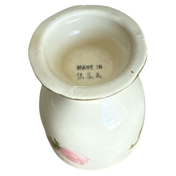 Franciscan Desert Rose Egg Cup & Mug USA Pink Rose Pottery Pair Read Notes - Picture 10 of 14